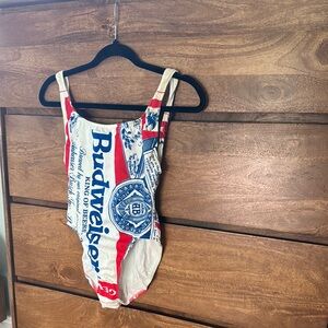 Vintage Budweiser One Piece Hi-rise